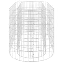 vidaXL horganyzott vas gabion magaságyás 120 x 50 x 50 cm