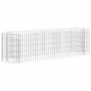 vidaXL horganyzott vas gabion magaságyás 190 x 50 x 50 cm