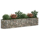 vidaXL horganyzott vas gabion magaságyás 260 x 50 x 50 cm