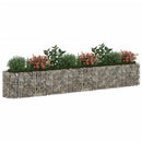 vidaXL horganyzott vas gabion magaságyás 330 x 50 x 50 cm