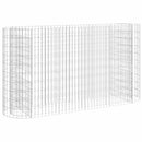vidaXL horganyzott vas gabion magaságyás 190x50x100 cm