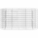 vidaXL horganyzott vas gabion magaságyás 190x50x100 cm