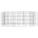 vidaXL horganyzott vas gabion magaságyás 260x50x100 cm