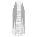 vidaXL horganyzott vas gabion magaságyás 470x50x100 cm