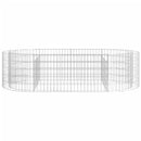 vidaXL horganyzott vas gabion magaságyás 200x100x50 cm