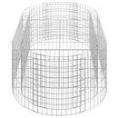 vidaXL horganyzott vas gabion magaságyás 200x100x50 cm