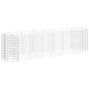 vidaXL horganyzott vas gabion magaságyás 400x100x100 cm
