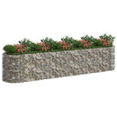 vidaXL horganyzott vas gabion magaságyás 500x100x100 cm