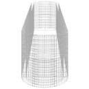 vidaXL horganyzott vas gabion magaságyás 500x100x100 cm