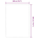 vidaXL jutaszőnyeg latex hátoldallal 200 x 300 cm