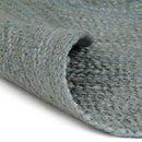 vidaXL olívazöld színű kézzel szőtt kör alakú jutaszőnyeg 240 cm