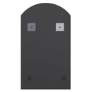 vidaXL ívelt üvegtükör LED-lámpákkal 70 x 40 cm