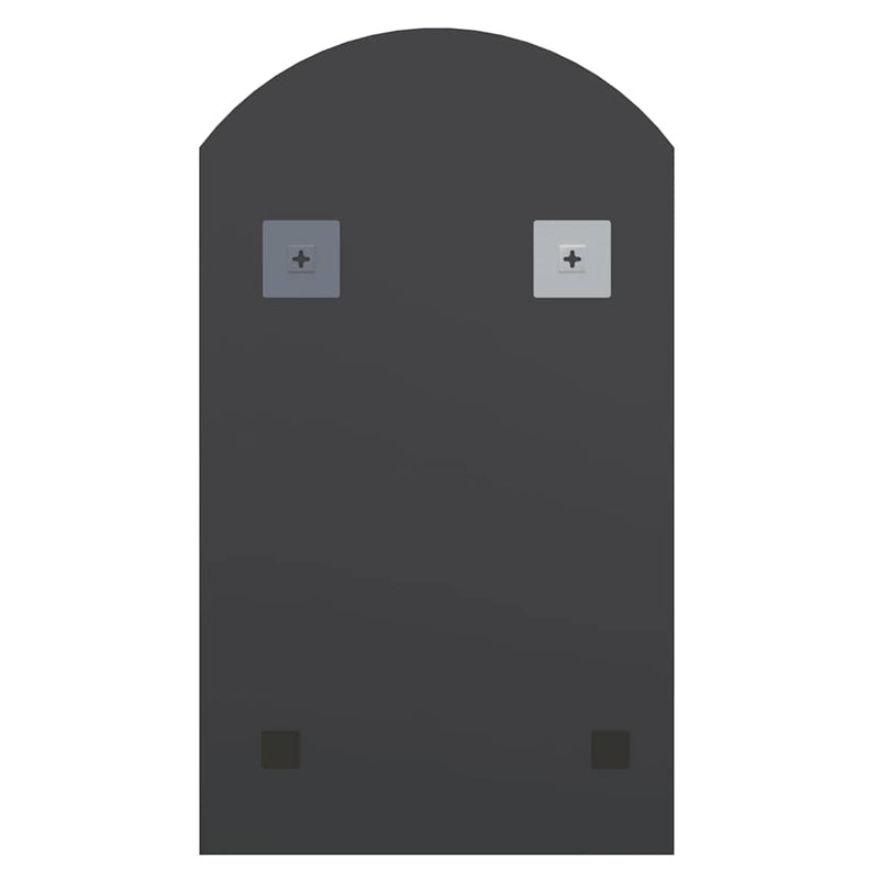 vidaXL ívelt üvegtükör LED-lámpákkal 70 x 40 cm