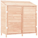 vidaXL tömör fenyőfa kerti fészer 102 x 52 x 112 cm
