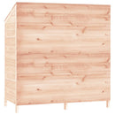 vidaXL tömör fenyőfa kerti fészer 102 x 52 x 112 cm