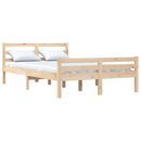 vidaXL King Size tömör fa ágykeret 150 x 200 cm