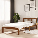 vidaXL mézbarna tömör fa ágykeret 90 x 200 cm