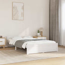 vidaXL Small Double fehér tömör fa ágykeret 120 x 190 cm