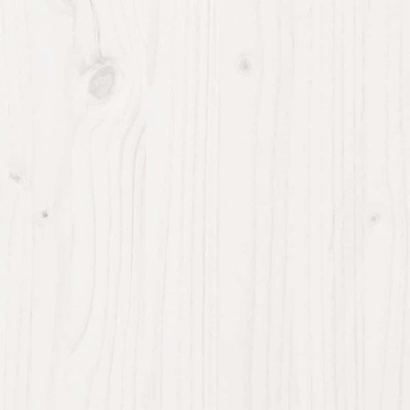 vidaXL fehér tömör fa ágykeret 90x200 cm