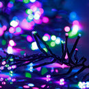vidaXL színes pasztell fényű fürtös PVC LED-szalag 2000 LED-del