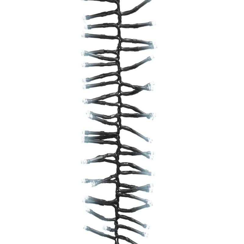 vidaXL hideg fehér fényű fürtös PVC LED-szalag 3000 LED-del 23 m