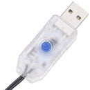 vidaXL kék fényű kompakt PVC LED-szalag 400 LED-del 13 m