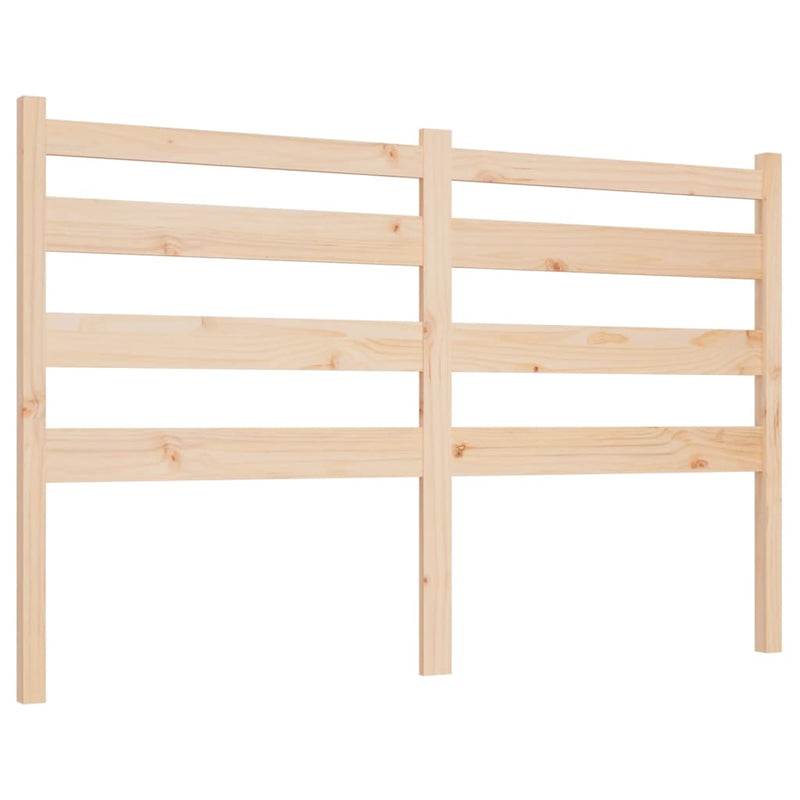vidaXL tömör fenyőfa ágyfejtámla 126 x 4 x 100 cm
