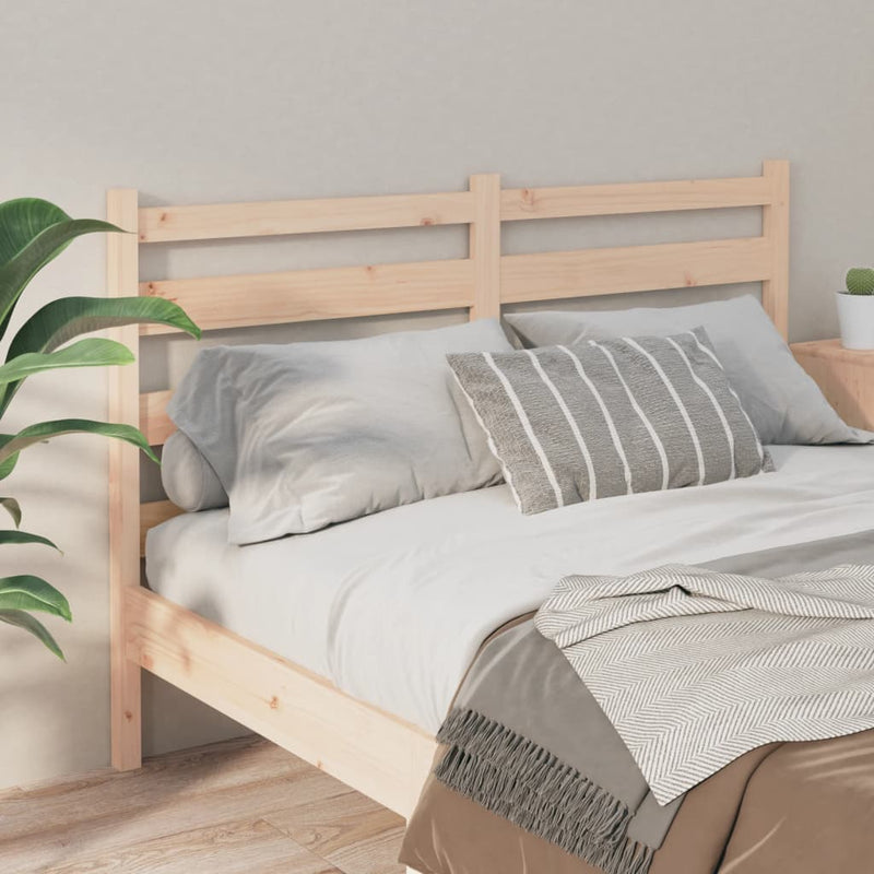 vidaXL tömör fenyőfa ágyfejtámla 206 x 4 x 100 cm