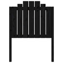 vidaXL fekete tömör fenyőfa ágyfejtámla 81 x 4 x 110 cm