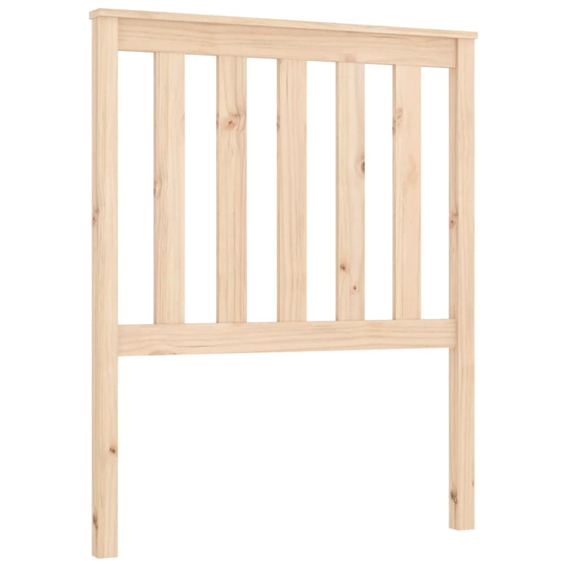 vidaXL tömör fenyőfa ágyfejtámla 81x6x101 cm