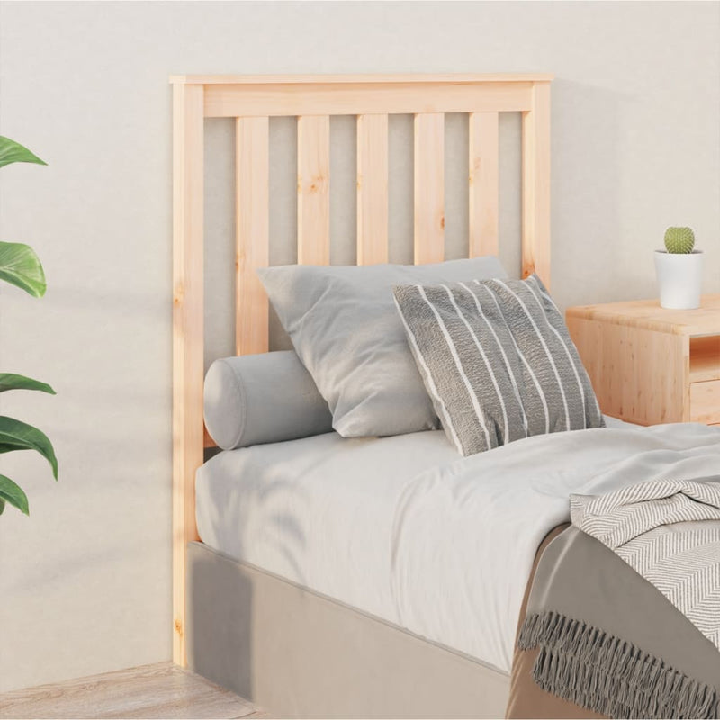 vidaXL tömör fenyőfa ágyfejtámla 81x6x101 cm