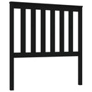 vidaXL fekete tömör fenyőfa ágyfejtámla 96 x 6 x 101 cm