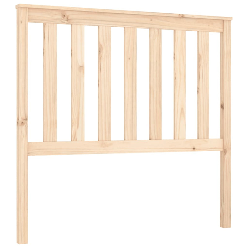 vidaXL tömör fenyőfa ágyfejtámla 106x6x101 cm