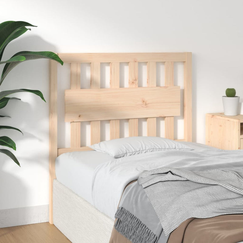 vidaXL tömör fenyőfa ágyfejtámla 95,5 x 4 x 100 cm