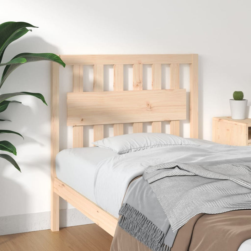 vidaXL tömör fenyőfa ágyfejtámla 95,5 x 4 x 100 cm