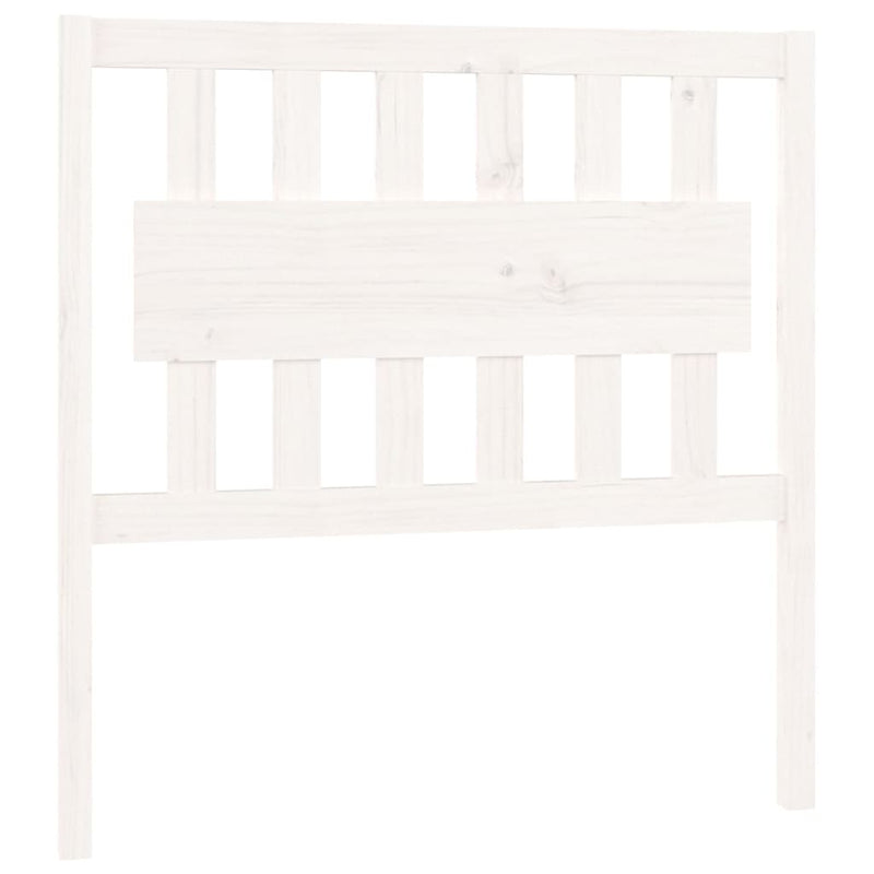 vidaXL fehér tömör fenyőfa ágyfejtámla 95,5 x 4 x 100 cm