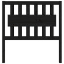 vidaXL fekete tömör fenyőfa ágyfejtámla 95,5 x 4 x 100 cm