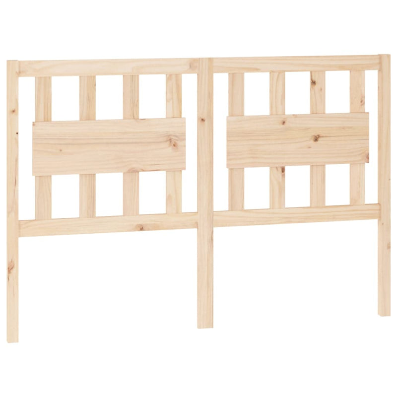 vidaXL tömör fenyőfa ágyfejtámla 125,5 x 4 x 100 cm