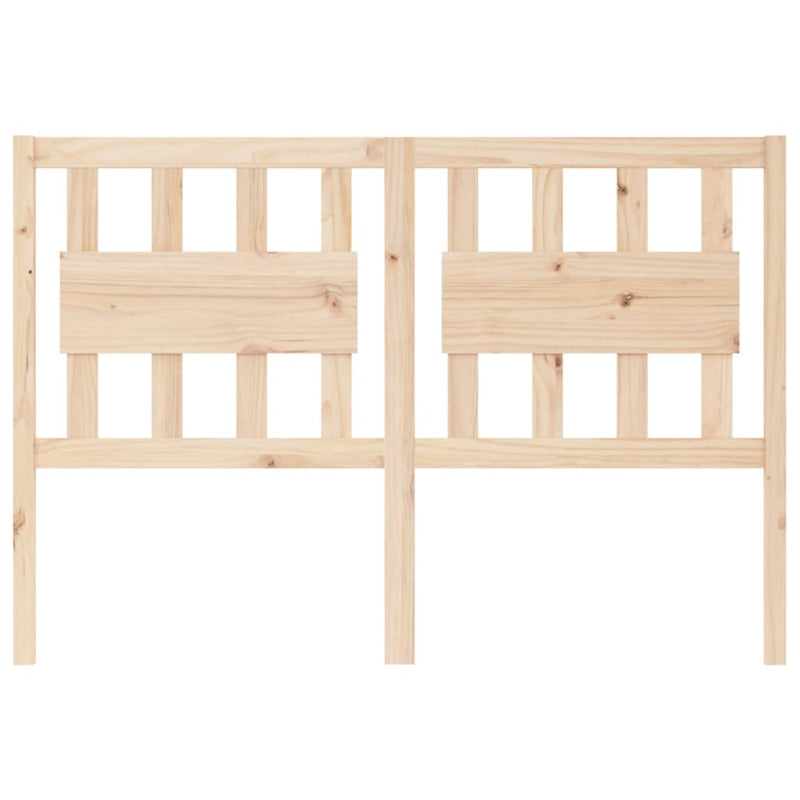 vidaXL tömör fenyőfa ágyfejtámla 125,5 x 4 x 100 cm