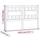 vidaXL fehér tömör fenyőfa ágyfejtámla 145,5 x 4 x 100 cm