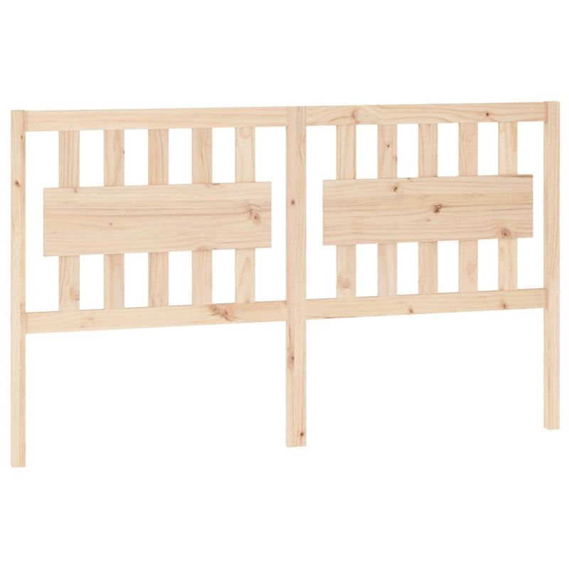 vidaXL tömör fenyőfa ágyfejtámla 155,5 x 4 x 100 cm