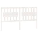 vidaXL fehér tömör fenyőfa ágyfejtámla 155,5x4x100 cm
