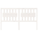 vidaXL fehér tömör fenyőfa ágyfejtámla 155,5x4x100 cm