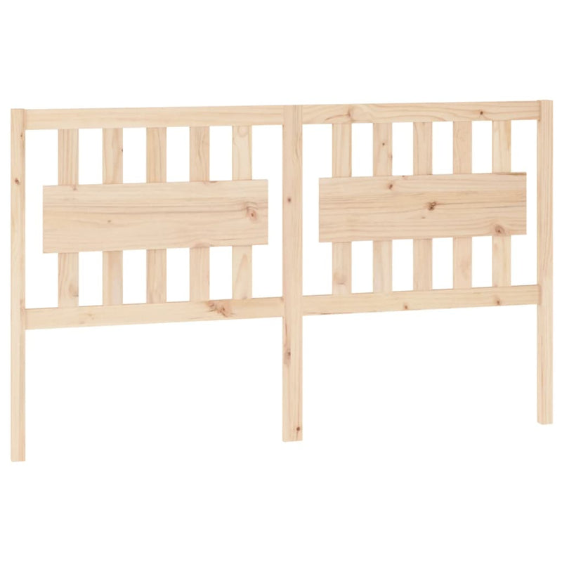 vidaXL tömör fenyőfa ágyfejtámla 165,5 x 4 x 100 cm
