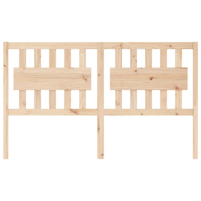 vidaXL tömör fenyőfa ágyfejtámla 165,5 x 4 x 100 cm