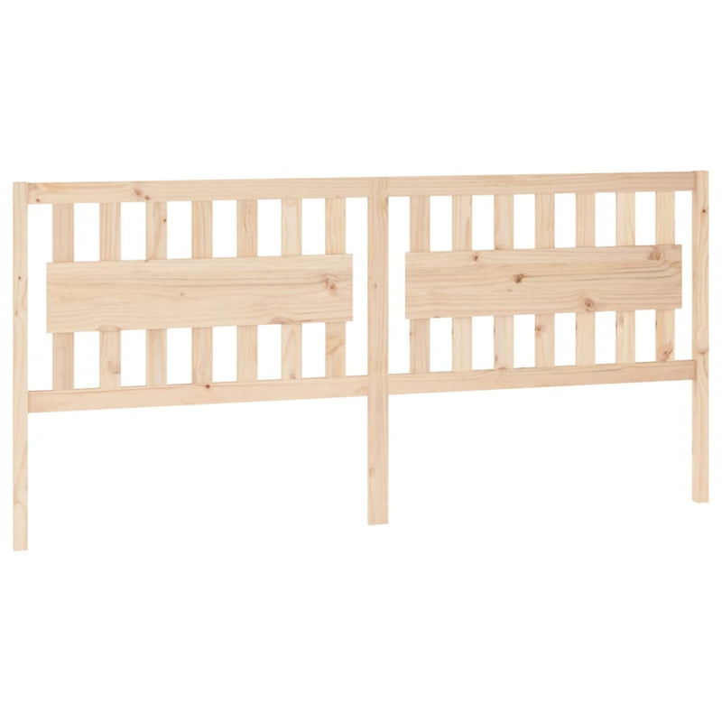 vidaXL tömör fenyőfa ágyfejtámla 205,5 x 4 x 100 cm