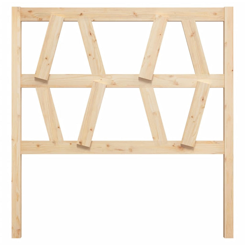 vidaXL tömör fenyőfa ágyfejtámla 96 x 4 x 100 cm