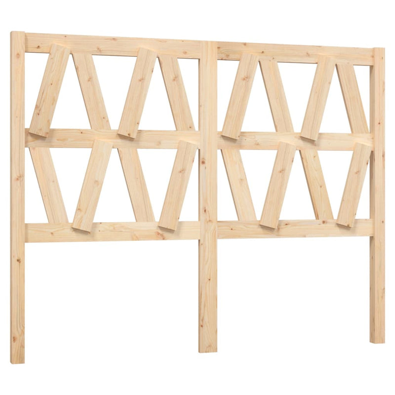 vidaXL tömör fenyőfa ágyfejtámla 126 x 4 x 100 cm