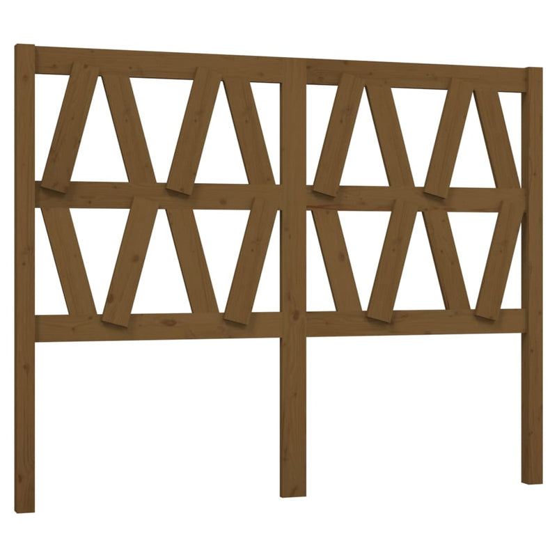 vidaXL mézbarna tömör fenyőfa ágyfejtámla 146 x 4 x 100 cm