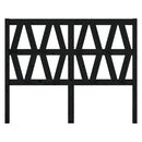 vidaXL fekete tömör fenyőfa ágyfejtámla 166 x 4 x 100 cm